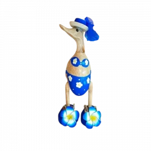 Wooden Duck Wearing Beutiful Bikini