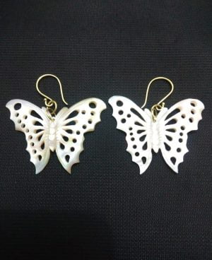 Boucles d'oreilles papillon