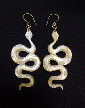 Boucles d'oreilles serpent