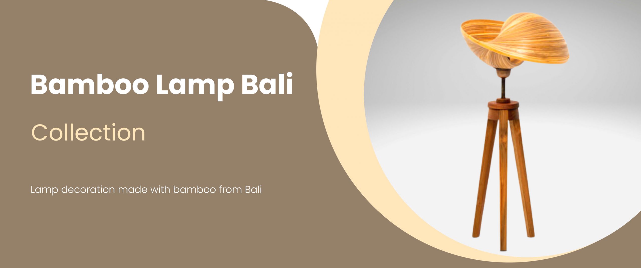 lampe en bambou bali