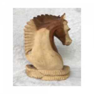 Wooden Carving Horse's Head 2