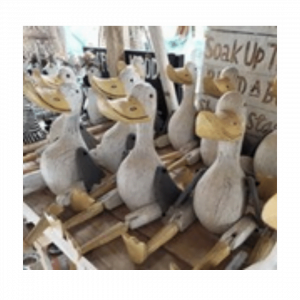 Wooden Duck Decoration