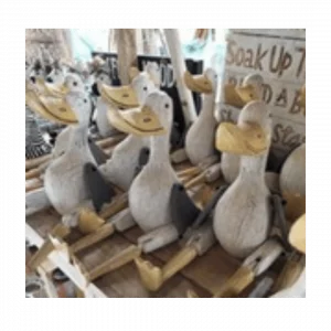 Wooden Duck Decoration