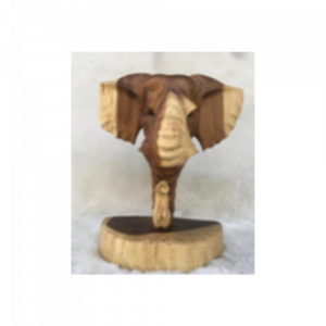 Wooden Elephant Head 2