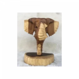 Wooden Elephant Head 2