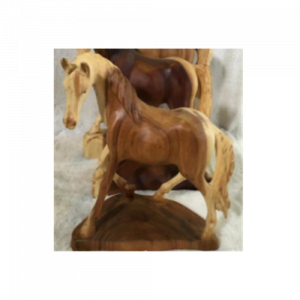 Wooden Walking Horse with stand 2