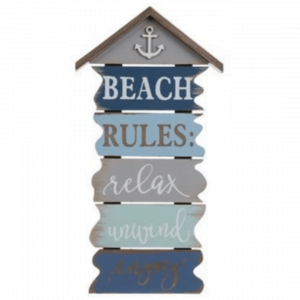 Wooden Beach Rules