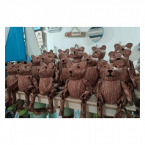 Wooden Bear Decoration