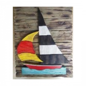 Wooden Boat Decoration