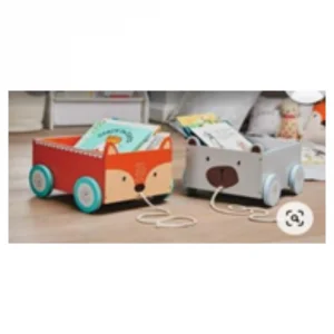 Wooden Car Books Decoration