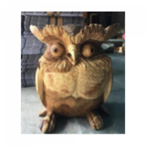 Wooden Fat Owl 2