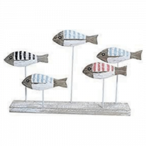 Wooden Fish Decoration