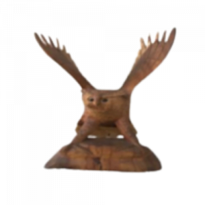 Wooden Flying owl 2