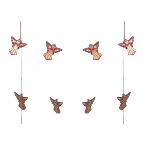 Hanging Wooden Angel (5 pcs) 2