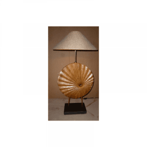 Lampe de table en bois de teck Sinar