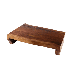 Suar Wooden Coffee Table U Legs Live Edge