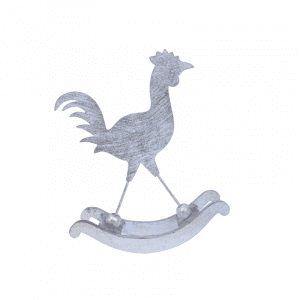 Wooden Chicken Decoration