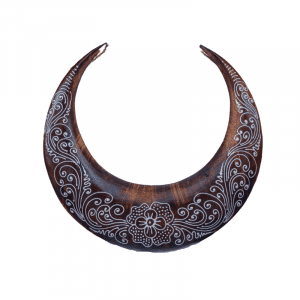 Wooden Crescent Moon