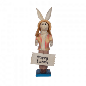 138. Happy Easter Rabit With Stand