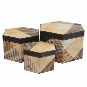 2021909 - set of 3 hexagonal box