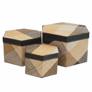 2021909 - set of 3 hexagonal box