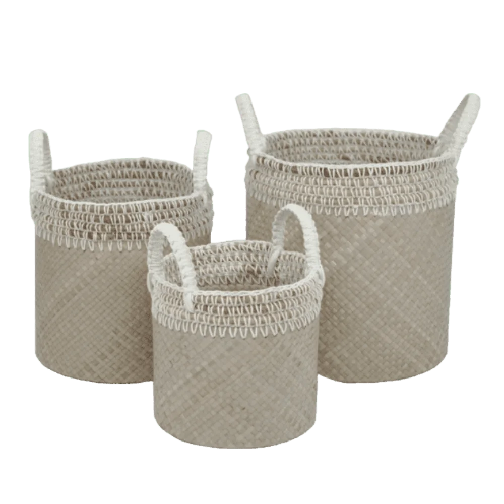 Javanese Woven Storage Baskets