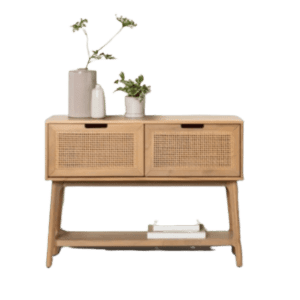 rattan console