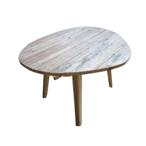 wooden table oval