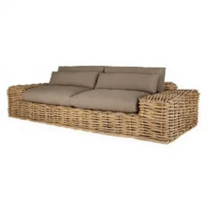 wicker rattan sofa