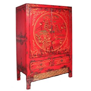 71. LINDY CABINET W MOTIF - L'atelier a Bali