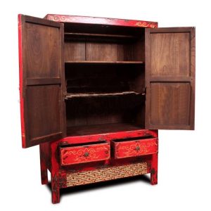 71.1. LINDY CABINET W MOTIF - L'atelier a Bali