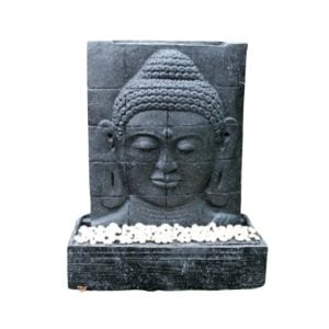 buddha face cracking 130cm water fountain