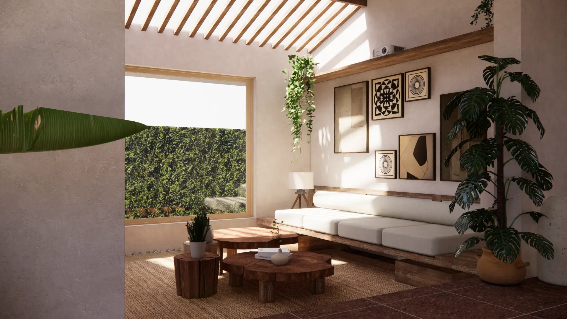 Latelier a bali - tv room set