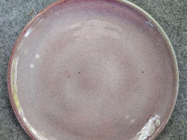 Ceramic Plate Pink 2