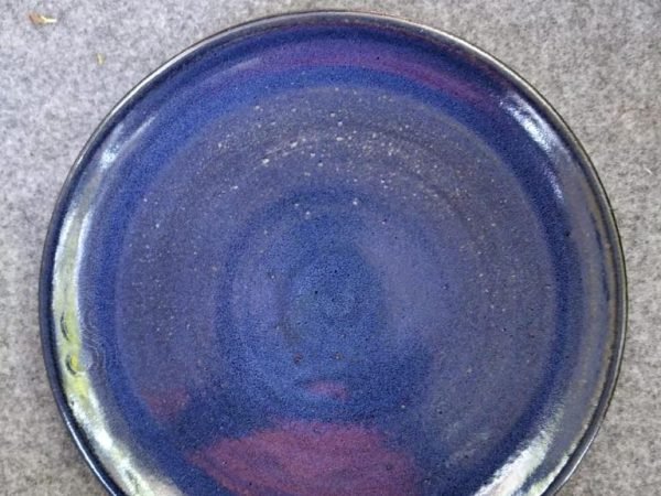 Ceramic Plate Blue 3