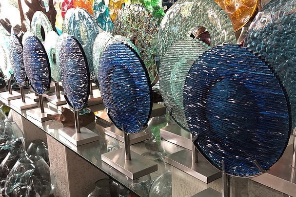Standing Glass Decoration