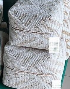 BS Anugerah Monte box 2 set, white green and brown