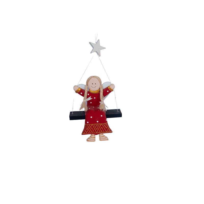 Fairy Sitting On The Swing Ornament - Image 2
