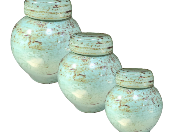 A Set Of 3 Small Gentong Tutup