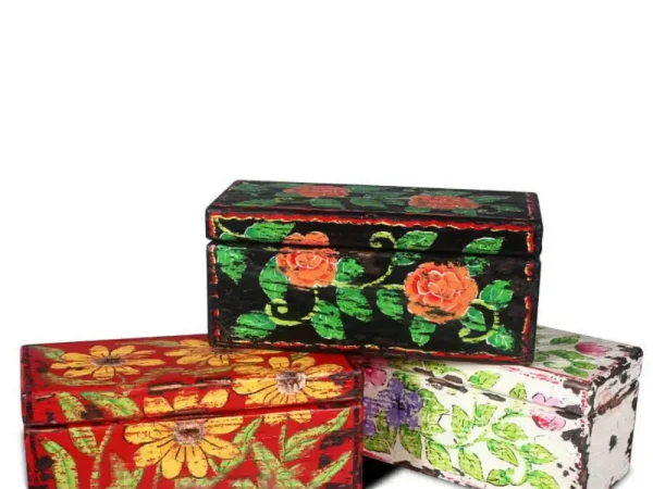 " SMALL " BOX W/ PAINTING