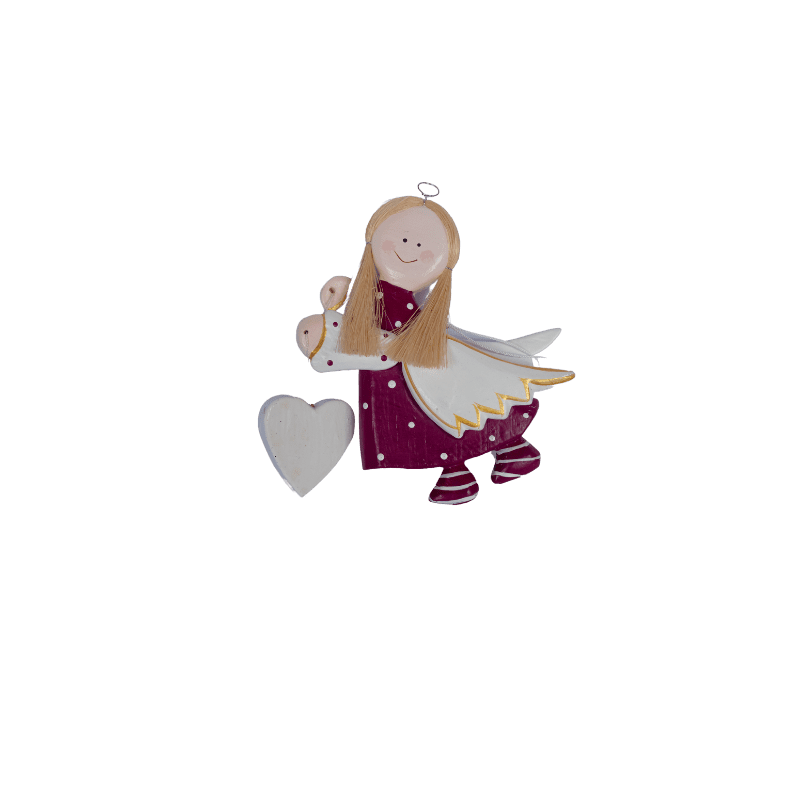 Girl With Heart Ornament - Image 4