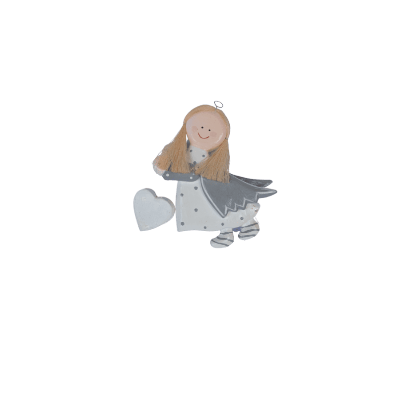 Girl With Heart Ornament - Image 3