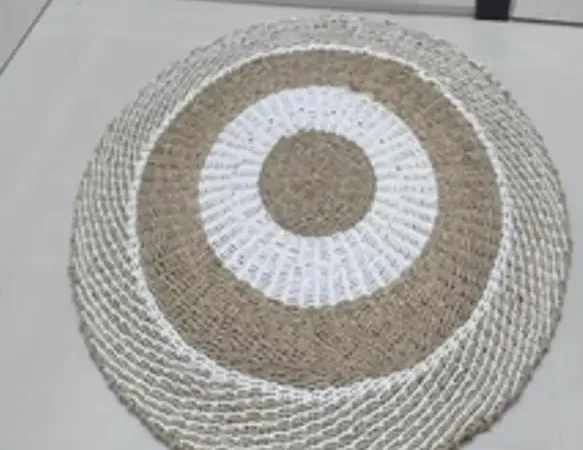Cream White Seagrass Carpet