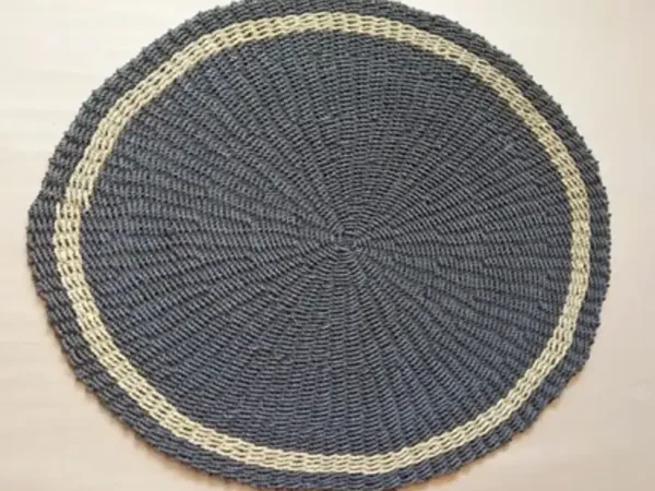 Natural Circle Seagrass Carpet