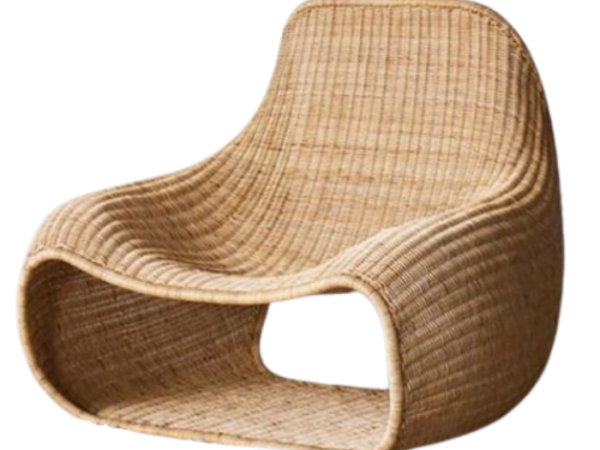 Synthetic Light Rattan Armchair