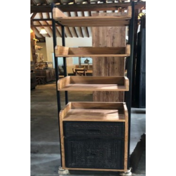 Bookshelf Cola 1 drawer 2 doors
