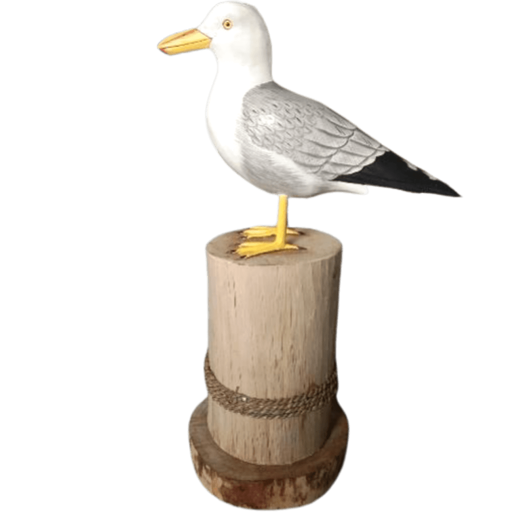 Wooden Seagull Decoration