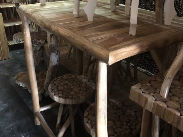 Wooden bar table