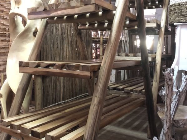 Wooden pyramid racks