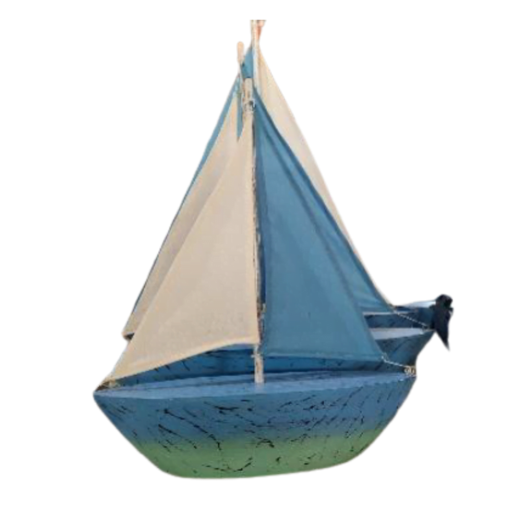 A Set Of 3 Wooden Boat